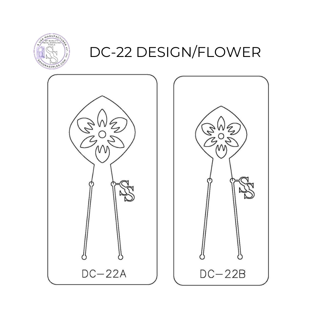 PANCAKE DIE DC-22 DESIGN/FLOWER